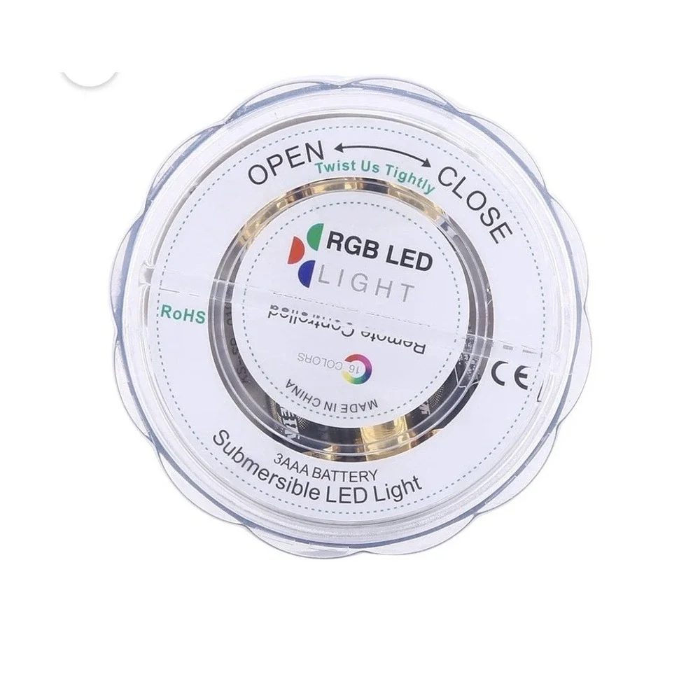 4-PACK LED Pool Lights RGB Submersible Light for Inground Above Pool 16 Colors